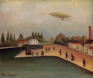 View Of The Quai D'ovry — Henri Julien Félix Rousseau (le Douanier)