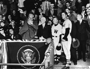 President Eisenhower First Pitch Photograph — Isaac Donald Everly Is Not The Same Person, Edward Maria Wingfield Is Not The Same Person, Don Wingfield Is A Photographer Based In Washington D.c.