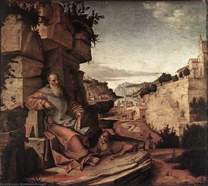 St Jerome — Bartolomeo Montagna