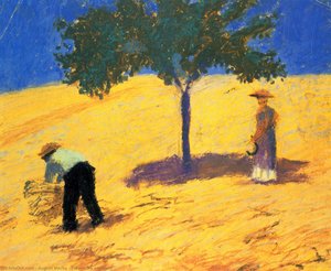 Tree In The Cornfield — August Macke
