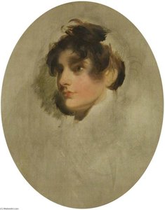 Testa Di Una Giovane Donna Sconosciuta — Sir Thomas Lawrence