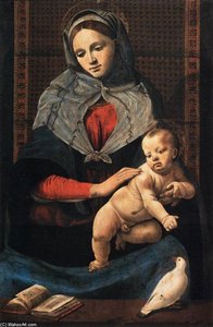 Virgin And Child With A Dove — 피에로 디 코시모