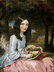 Mrs George Gibbs Of Belmont, Née Laura Beatrice Elton (1842–1911), As A Young Girl — William Gush