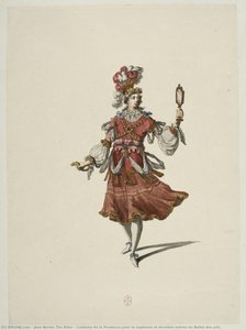 Costume De La Prudence Pour La Septième Et Dernière Entrée Du Ballet Des Arts — Jean Berain The Elder