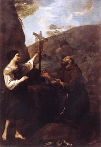St Francis Marrying Poverty — Andrea Sacchi