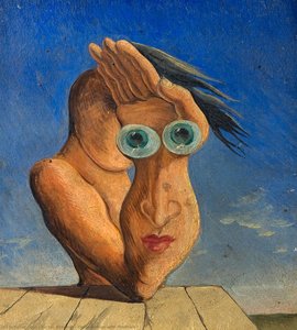 Composition With Portrait — Viktor Brauner