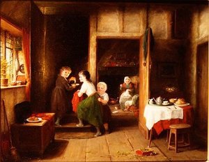 Up To Bed They Creep — Frederick Daniel Hardy