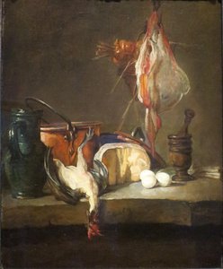 Still Life With Fowl — Jean-baptiste-siméon Chardin