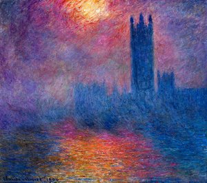 Parlamento De Londres Al Sol — Claude Monet
