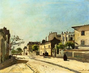 Rue Notre Dame, Paris — Johan Barthold Jongkind