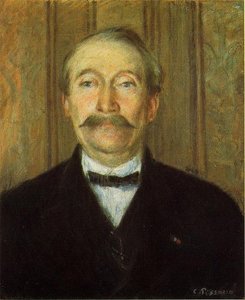 Portrait Of Pere Papeille, Pontoise — Camille Pissarro