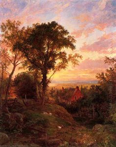 The Old Home — Jasper Francis Cropsey