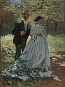 Bazille Y Camille (estudio Para 'déjeuner Sur L'herbe') — Claude Monet