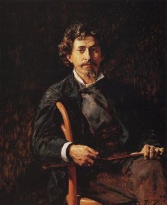 Portrait Of The Artist Ilya Repin — Vasily Dmitrievich Polenov
