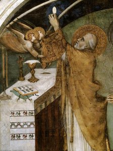 Wundersame Messe (detail) — Simone Martini