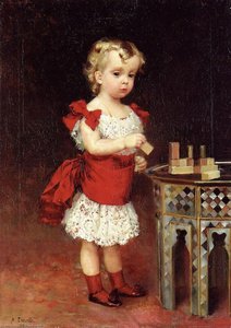 Portrait Of Grand Duke Andrei Vladimirovich As A Child — Albert Edelfelt