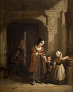Entering A Church Brittany — Frederick Goodall