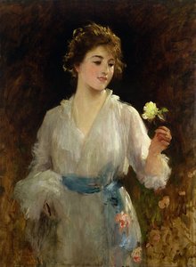 The Yellow Rose — Samuel Luke Fildes