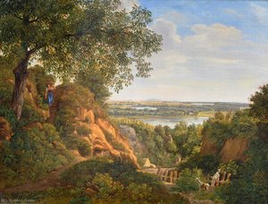 View From Nussdorf On The Danube — Thomas Ender
