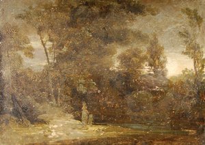 Figure By A Wooded Stream — Joshua Shaw