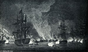 Bombardment Of Algiers — Thomas Whitcombe
