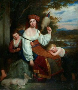 An Italian Contadina And Her Children — Sir Charles Lock Eastlake