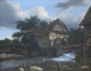 Two Watermills And An Open Sluice — Jacob Isaackszoon Van Ruisdael