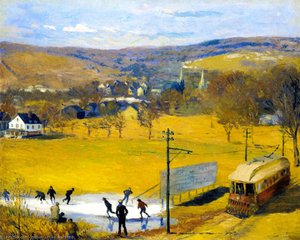 View Of West Hartford — William James Glackens