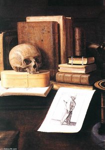 The Great Vanity Still-life (detail) — Sébastien Stoskopff