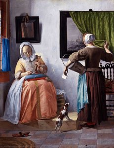 Woman Reading A Letter — Gabriel Metsu