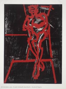Seated Figure — Frank Helmuth Auerbach