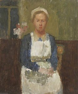 Seated Figure, The Maid Florence Head — Victor Pasmore