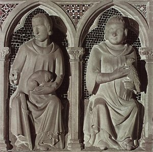 Tomb Of Mary Of Hungary (detail) — Tino Di Camaino