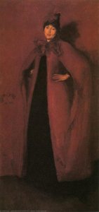Harmon In Red: Lamplight — James Abbott Mcneill Whistler