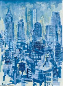 Blue Sky No. 3 — George Grosz