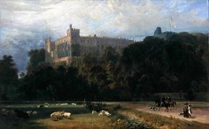 View Of Arundel Castle From The South-east — Thomas In William Daniell