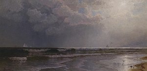 Seascape At Dusk — Alfred Thompson Bricher