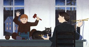 The Blue Thread — Will Barnet