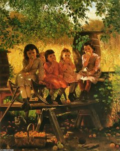 The Cider Mill — John George Brown