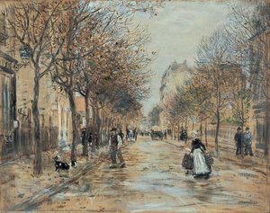 Street In Asnières — Jean-françois Raffaelli