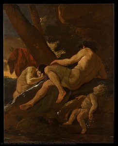 Midas Washing At The Source Of The Pactolus — Nicolás Poussin