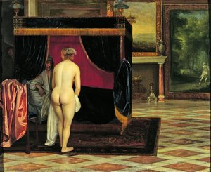 Kandaules’ Wife Discovering The Hiding Gyges — Eglon Hendrik Van Der Neer