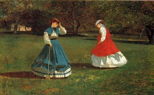 Ein Spiel Mit Croquet — Winslow Homer