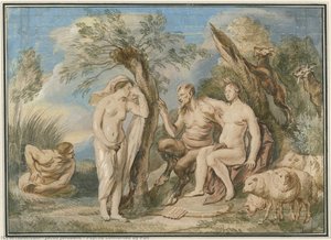 Psique Consolada Por Pan — Jacob Jordaens