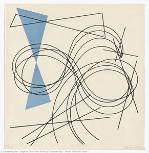 Plate (folio 24) From — Sophie Henriette Gertrud Taeuber-arp