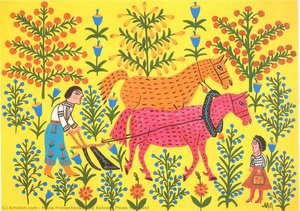 By Beloved Plows The Field — Maria Primachenko