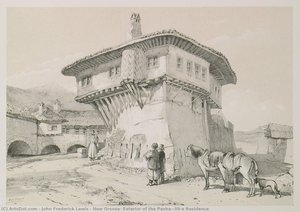 New Orsova; Exterior Of The Pasha'a Residence — John Frederick Lewis