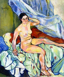Nude Seated On A Bed — Suzanne Valadon