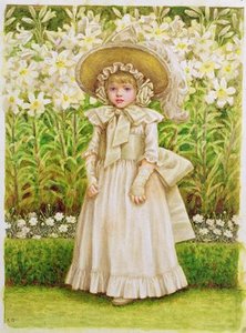 Child In A White Dress — Kate Greenaway