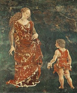 Allegory Of April: Triumph Of Venus (detail From The Bull) — Francesco Del Cossa